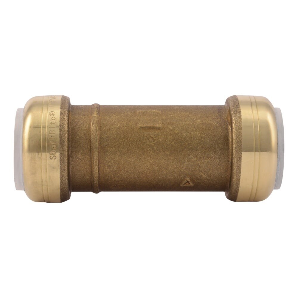 SharkBite UIP3020A 1 in PVC x 1 in PVC Push to Connect Slip Repair Coupling - 2