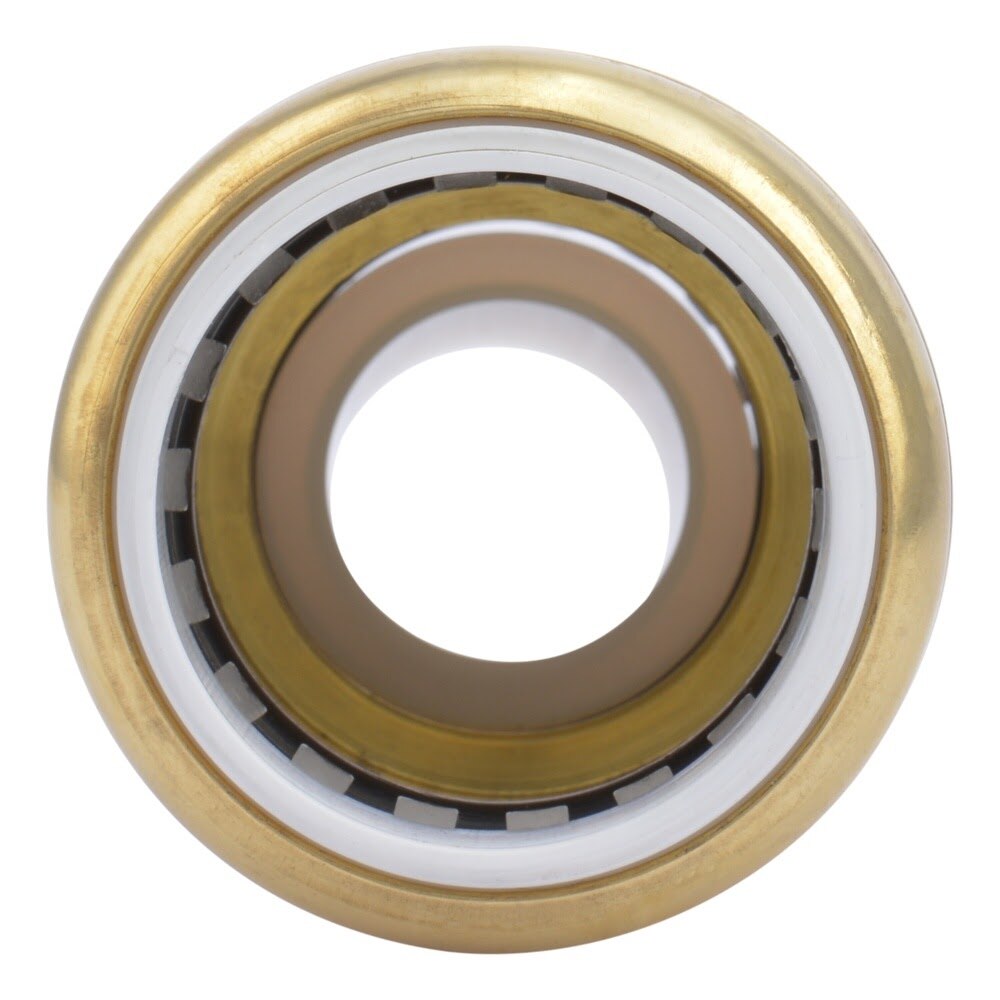 SharkBite UIP4020A 1 in. CTS x 1 in. PVC Push-to-Connect Transition Coupling - 3