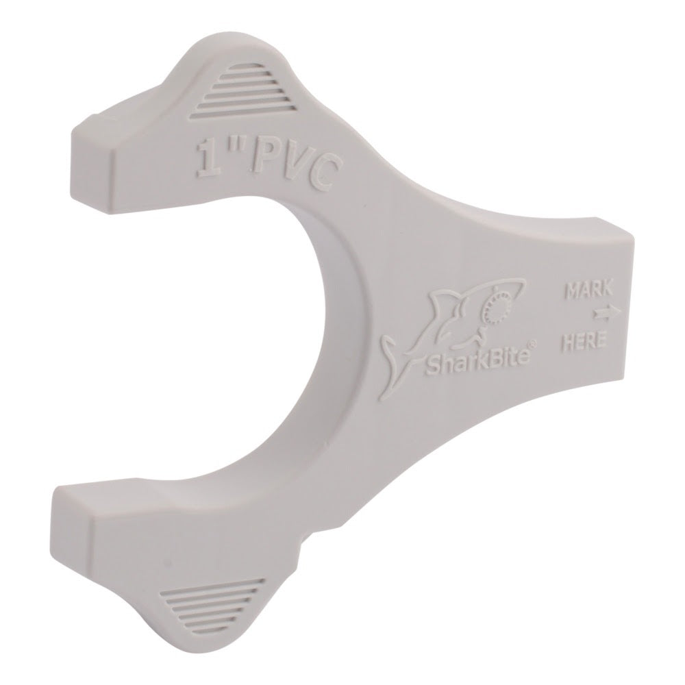 SharkBite UIP714A 1 in PVC Disconnect Clip and Depth Gauge for Push to Connect PVC Fittings