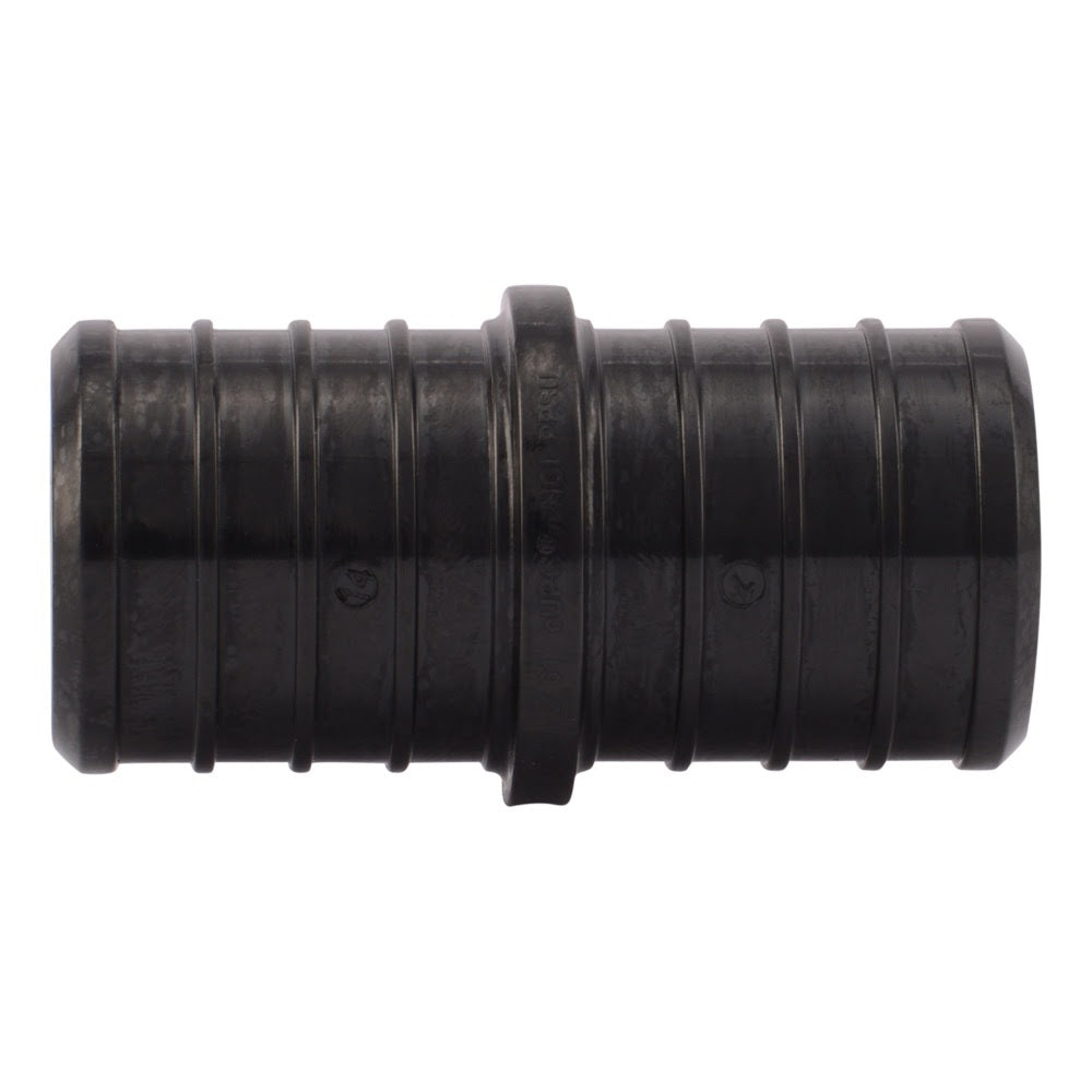 SharkBite UP020 1 in x 1 in Poly Barb Coupling for PEX or PE RT Pipe - 2