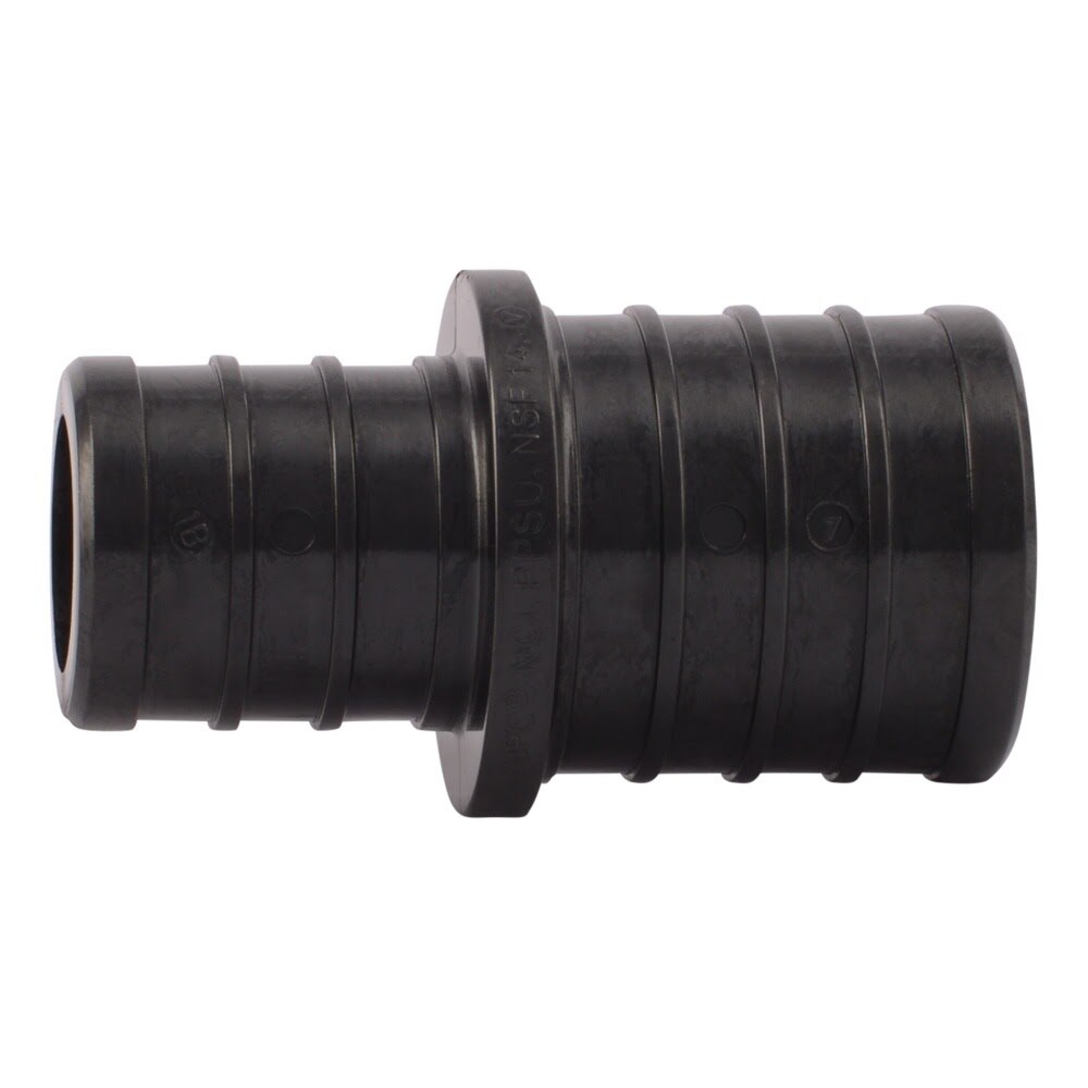 SharkBite UP060 1 in. x 3/4 in. Poly Barb Reducing Coupling for PEX Pipe - 2