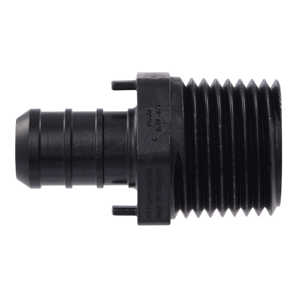 SharkBite UP120 1/2 in. x 1/2 in. Poly Barb Adapter Male NPT Connector for PEX Pipe - 2