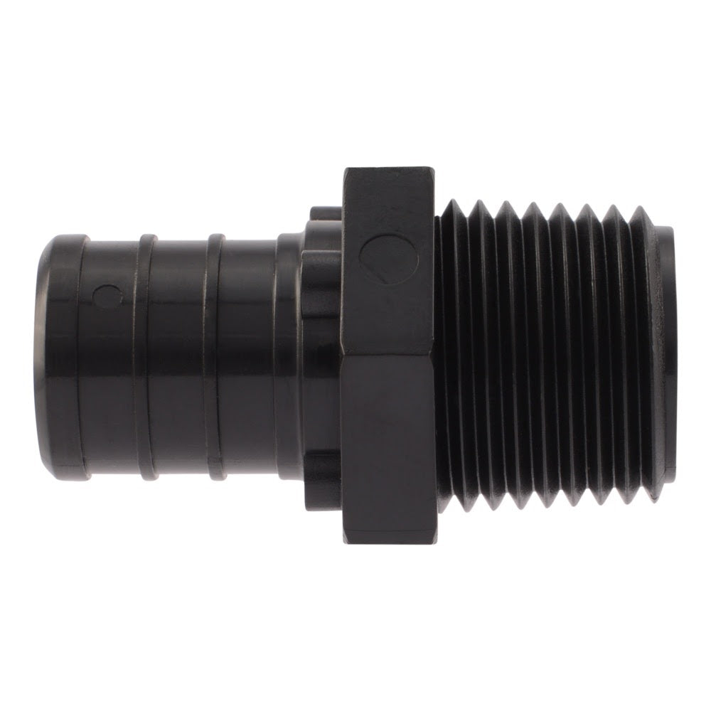 SharkBite UP138 3/4 in. x 1/2 in. Poly Barb Reducing Adapter with Male NPT for PEX Pipe - 2