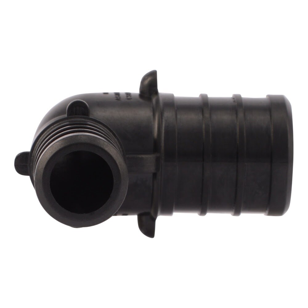 SharkBite UP274 Poly Barb Reducing Elbow 3/4 in x 1/2 in for PEX and PE-RT Pipe - 3