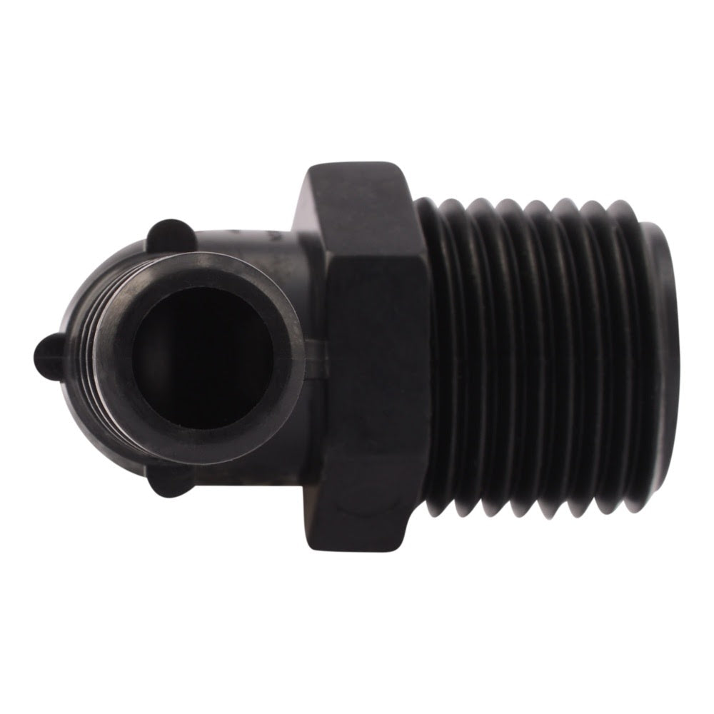 SharkBite UP280 1/2 in. x 1/2 in. Poly Barb Adapter Elbow with Male NPT Threads for PEX Pipe - 3