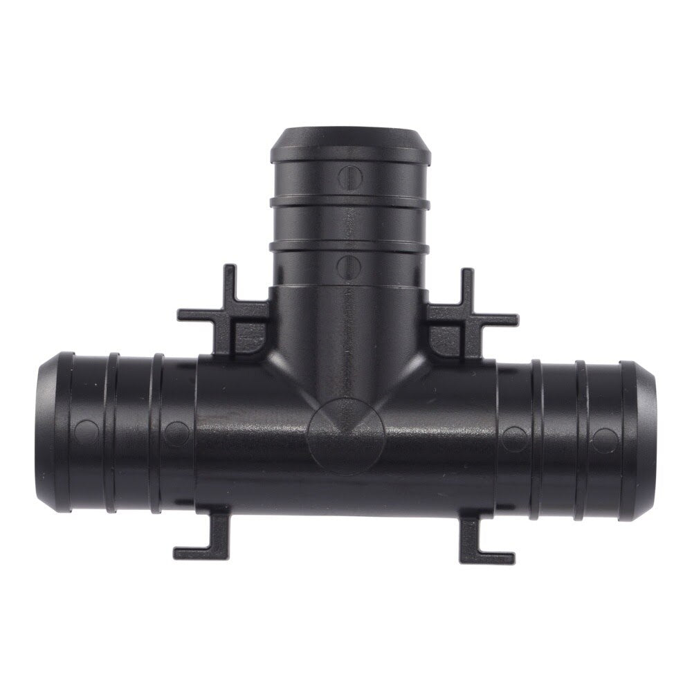 SharkBite UP370 3/4 in. x 3/4 in. x 3/4 in. Poly Barb Tee for PEX or PE-RT Pipe - 2