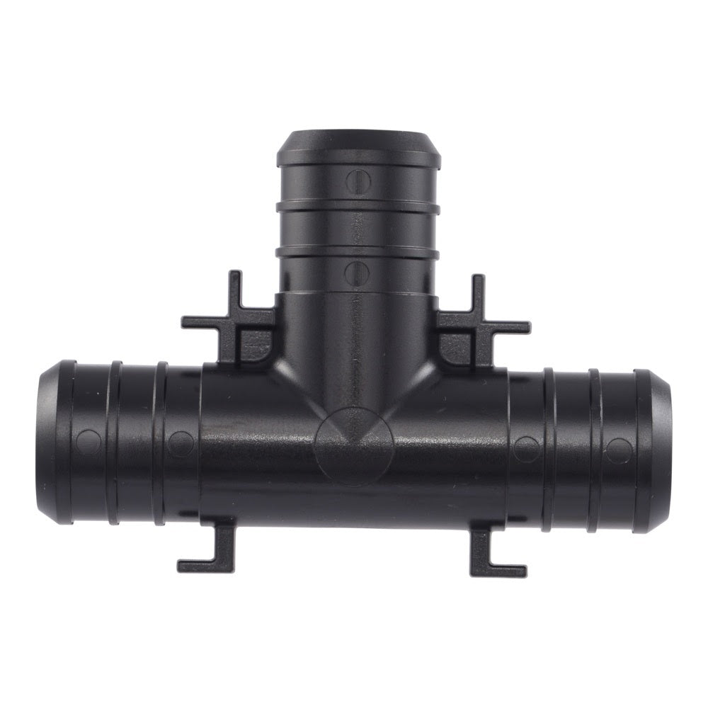SharkBite UP370 3/4 in. x 3/4 in. x 3/4 in. Poly Barb Tee for PEX or PE-RT Pipe - 2