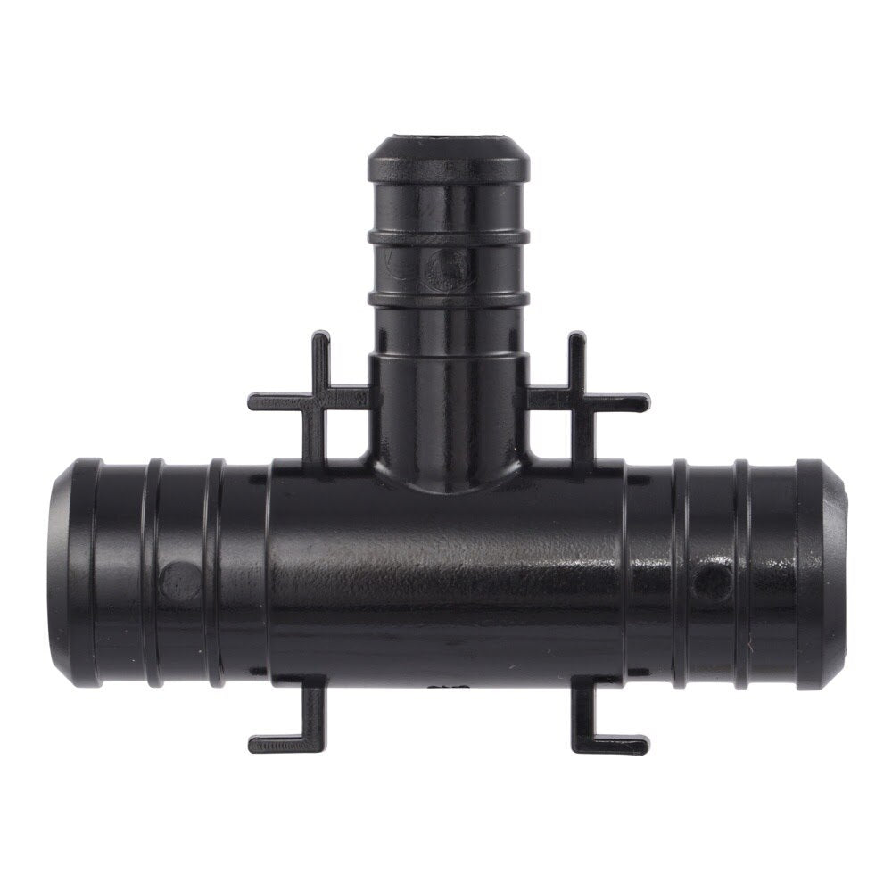 SharkBite UP412 3/4 in x 3/4 in x 1/2 in Poly Barb Reducing Tee for PEX and PE-RT Pipe - 2