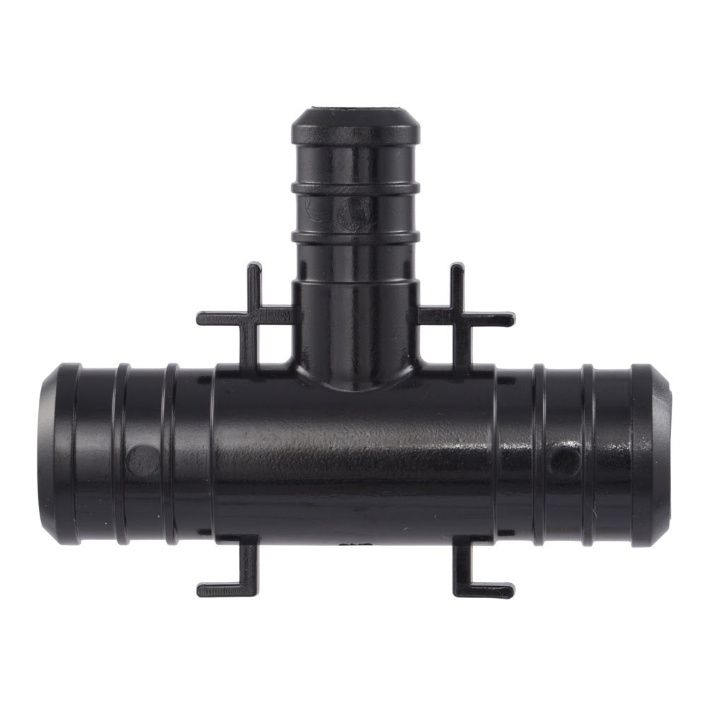 SharkBite UP412 3/4 in x 3/4 in x 1/2 in Poly Barb Reducing Tee for PEX and PE-RT Pipe - 2