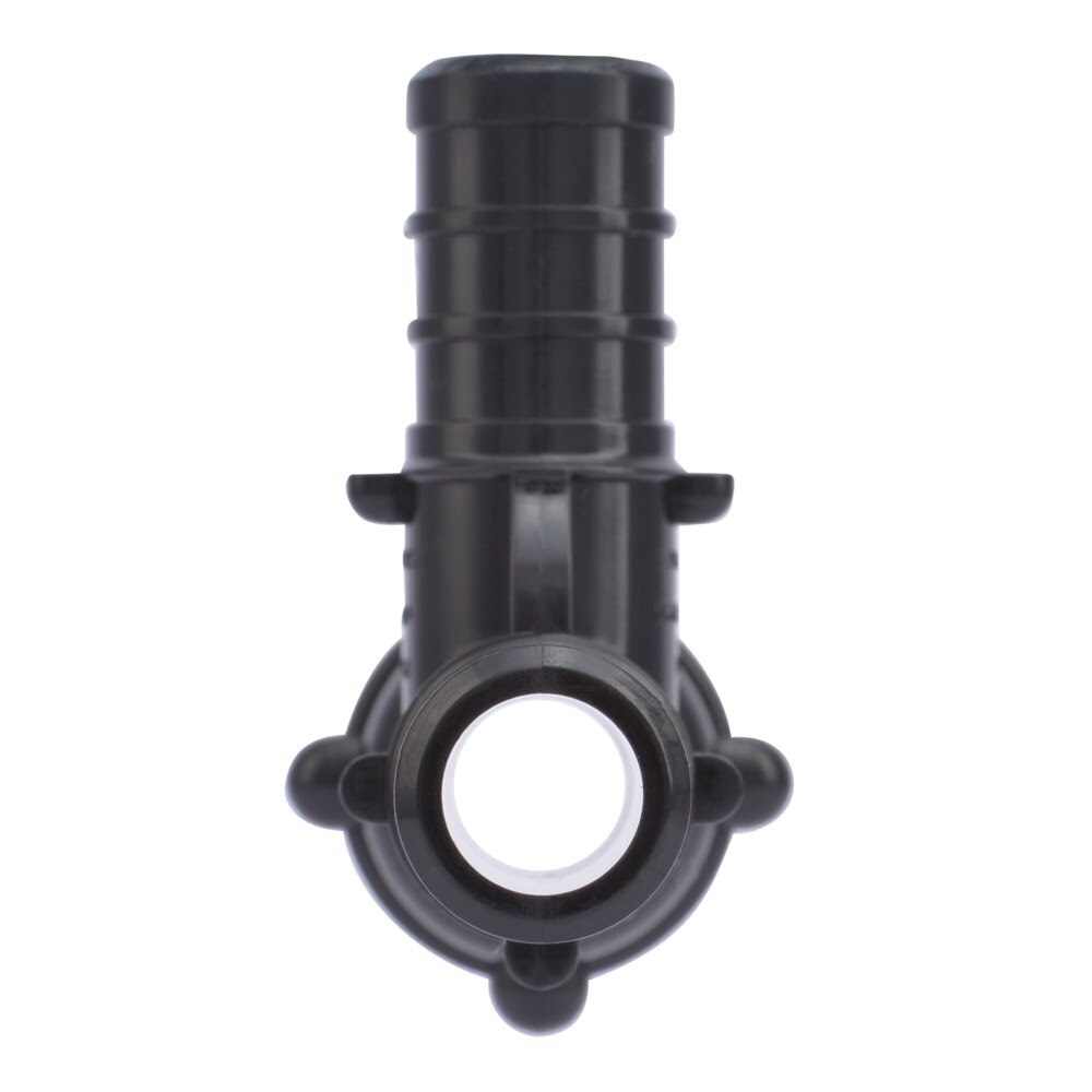 SharkBite UP454 Poly Barb Reducing Tee 3/4 in. x 1/2 in. x 1/2 in. for PEX Pipe - 3