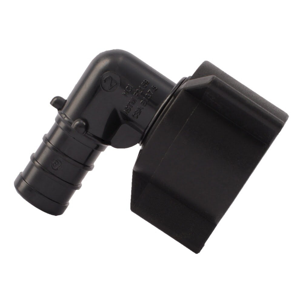 SharkBite UP532 1/2 in x 1/2 in Poly Barb Swivel Adapter Elbow for PEX with FNPT - 2