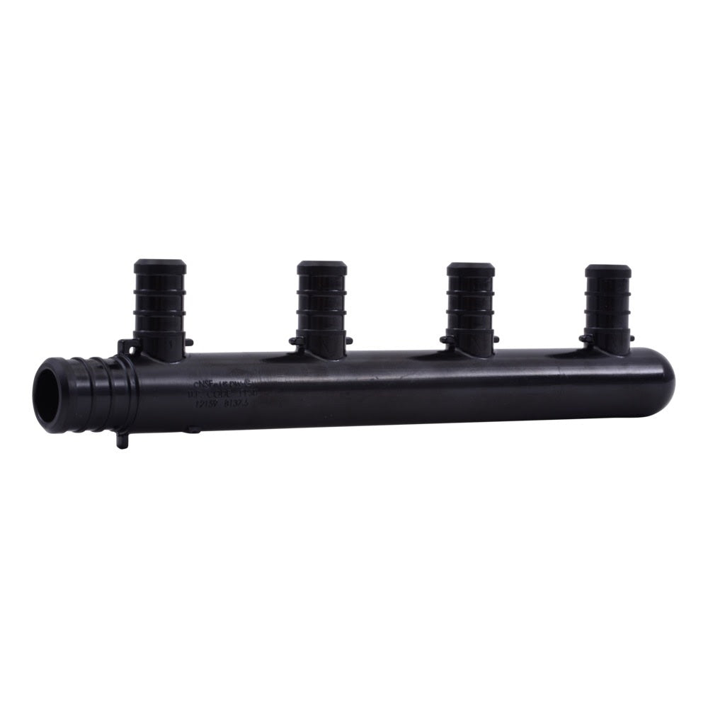 SharkBite UPMPT4C Poly Barb 4-Port Closed Tee 3/4 in. Inlet x 1/2 in. Outlet