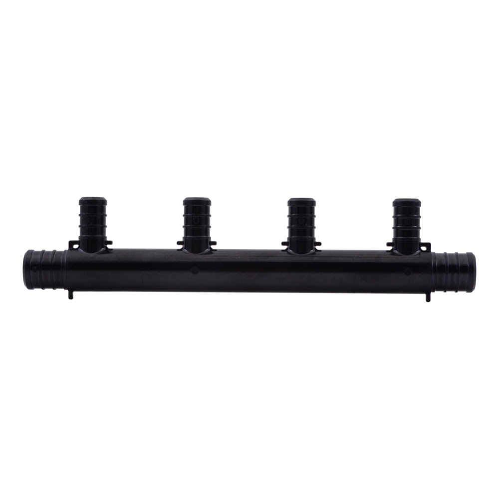 SharkBite UPMPT4O 3/4 in. Inlet x 1/2 in. Outlet Poly Barb 4-Port Multi-Port Open Tee - 2
