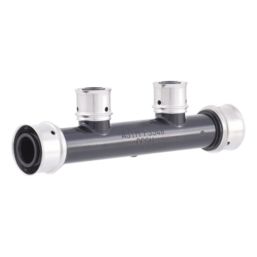 SharkBite UPP-2PO-757550 3/4 in. x 1/2 in. 2 Port PEX Press Multi Port Tee Open
