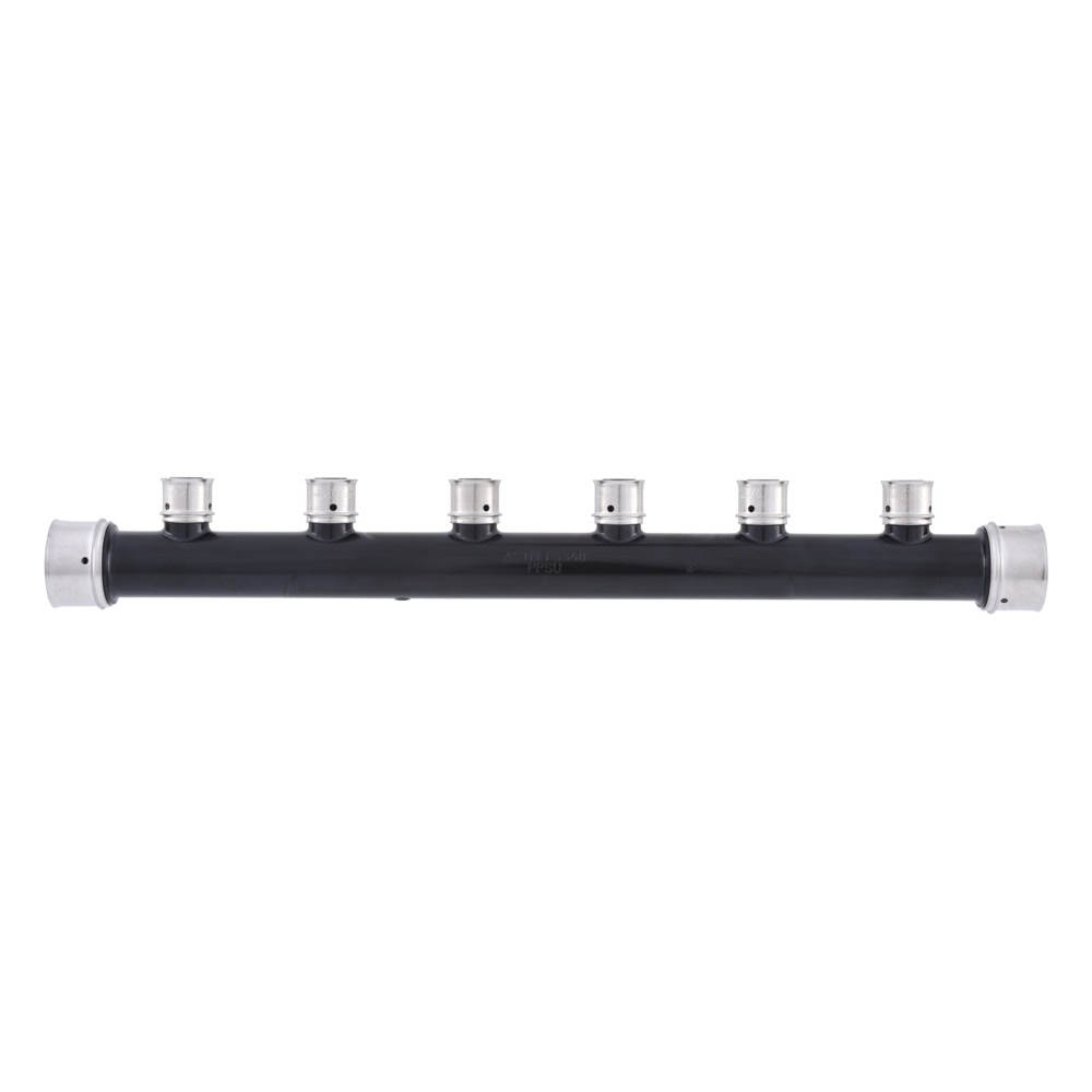 SharkBite UPP-6PO-101050 1 in. x 1/2 in. 6 Port Open PEX Press Poly Multi-Port Tee - 2