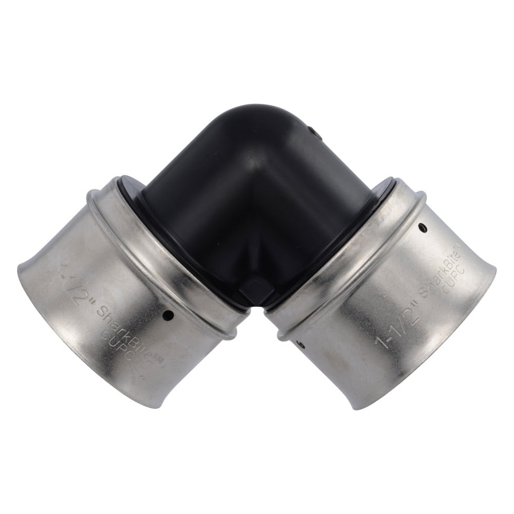 SharkBite UPP0241 1-1/2 in x 1-1/2 in Poly PEX Press Elbow Fitting - 3