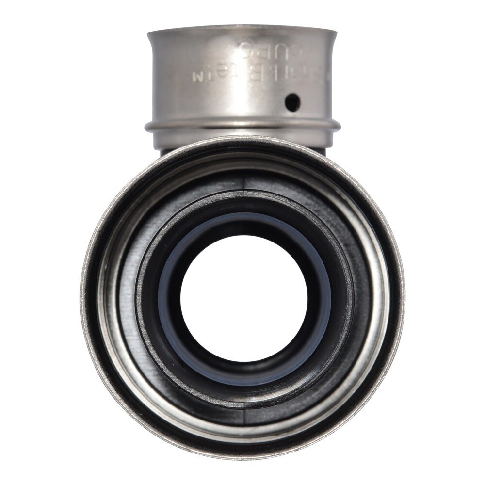 SharkBite UPP08352822 Poly PEX Press Reducing Tee Fitting 1-1/4 in. x 1 in. x 3/4 in. - 2