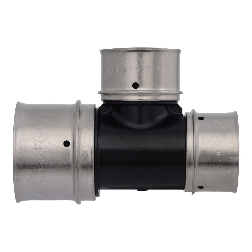 SharkBite UPP08352828 Poly PEX Press Reducing Tee 1-1/4 in x 1 in x 1 in - 3
