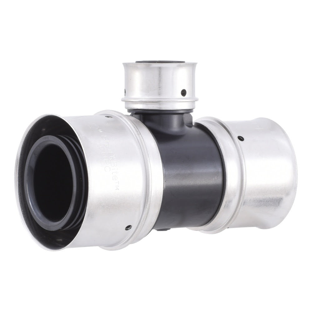 SharkBite UPP08413522 Poly PEX Press Reducing Tee 1-1/2 in. x 1-1/4 in. x 3/4 in.