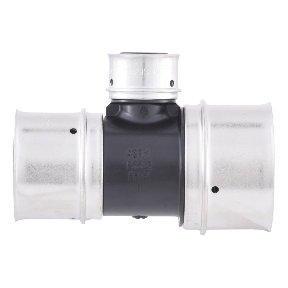 SharkBite UPP08413522 Poly PEX Press Reducing Tee 1-1/2 in. x 1-1/4 in. x 3/4 in. - 3