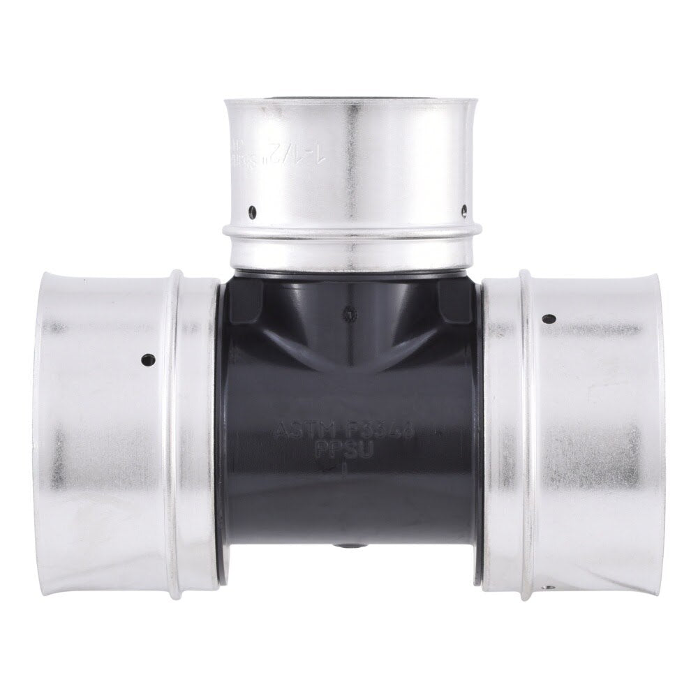 SharkBite UPP08545441 Poly PEX Press Reducing Tee 2 in x 2 in x 1-1/2 in - 3