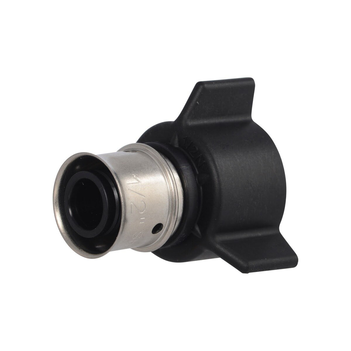 SharkBite UPP532 1/2 in. x 1/2 in. Poly PEX Press NPSM Elbow Swivel Adapter for PEX Plumbing