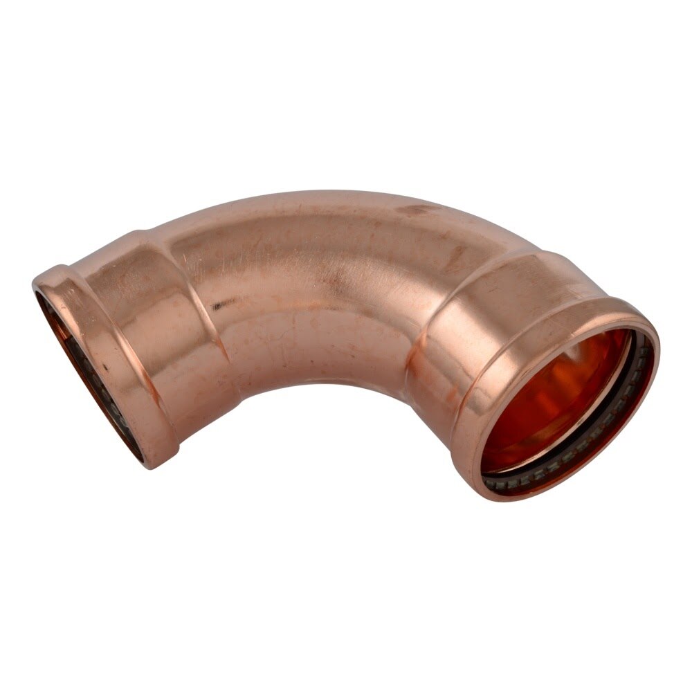 SharkBite UPR02105 4 in. Large Diameter Copper Press 90 Degree Elbow (1 Bag)