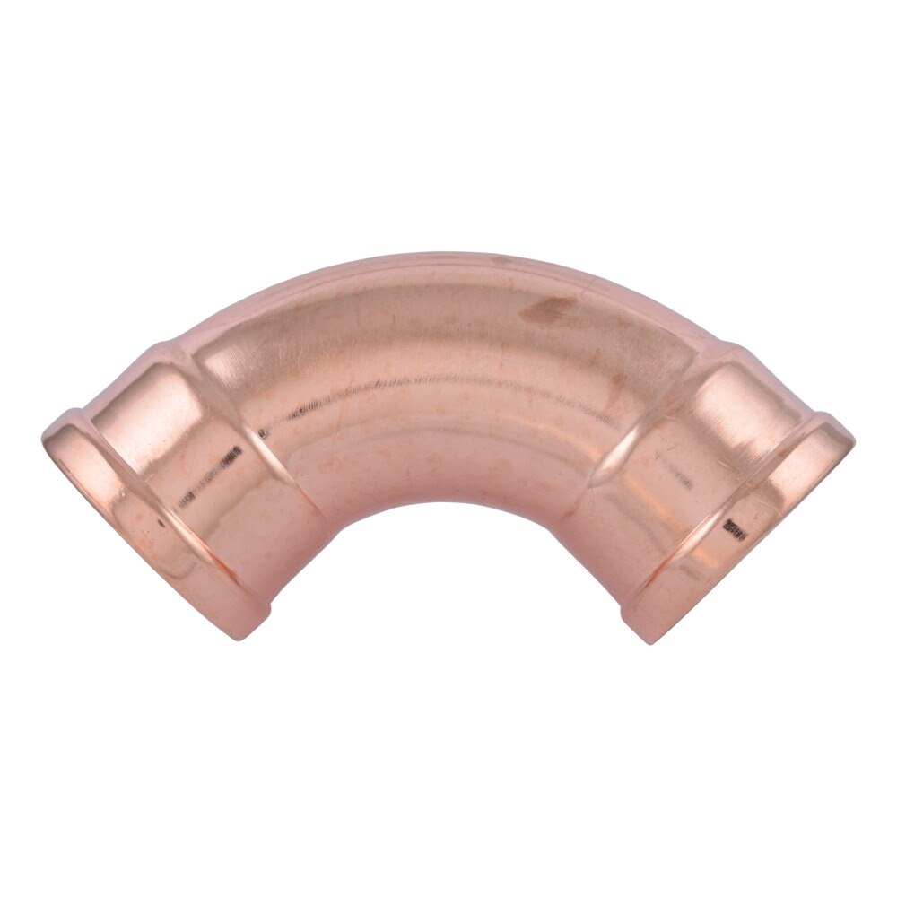 SharkBite UPR02105 4 in. Large Diameter Copper Press 90 Degree Elbow (1 Bag) - 3