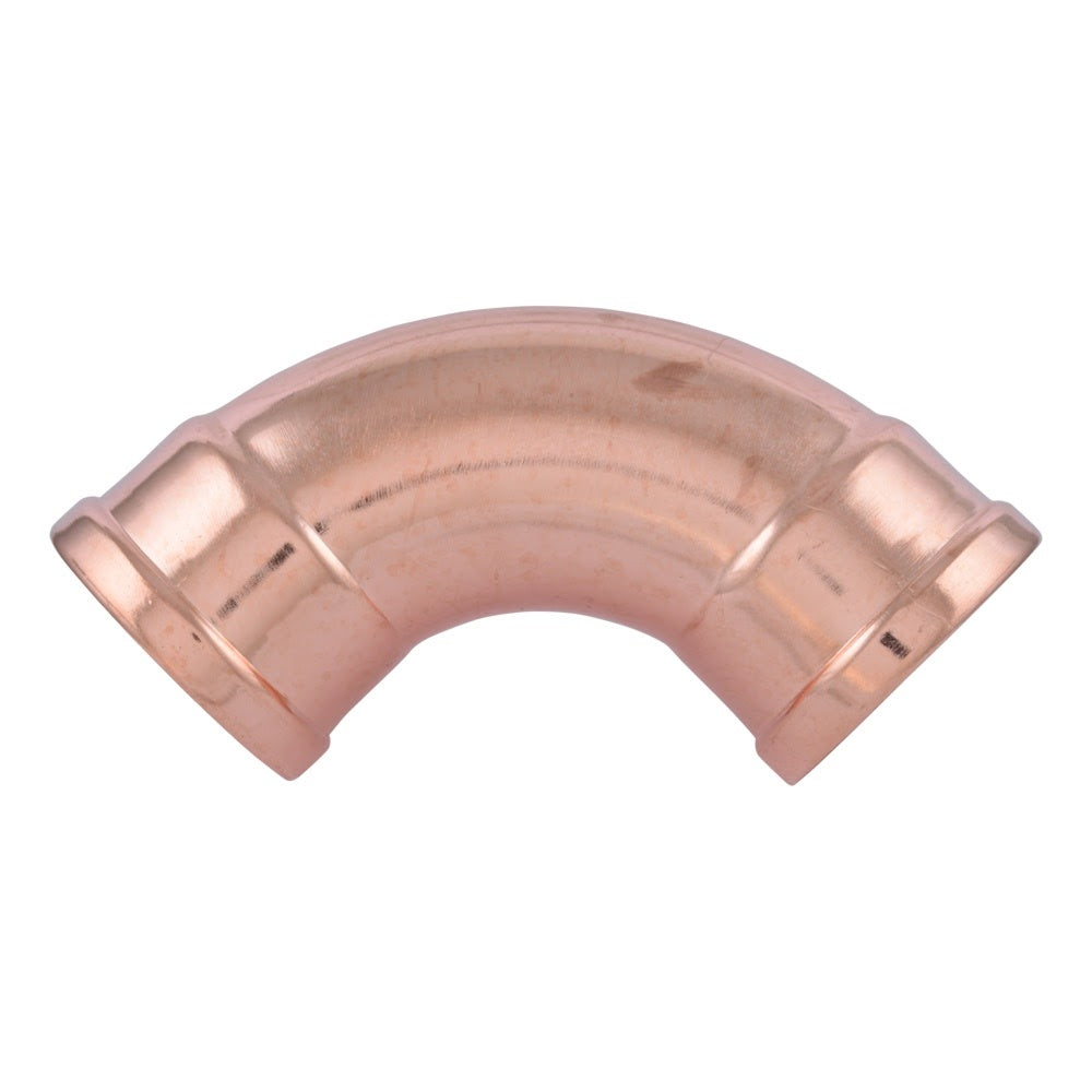 SharkBite UPR02105 4 in. Large Diameter Copper Press 90 Degree Elbow (1 Bag) - 3
