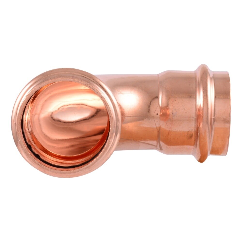 SharkBite UPR0241X2 1-1/2 in Copper Press 90 Degree Short Radius Elbow Fitting (2 Pack) - 2