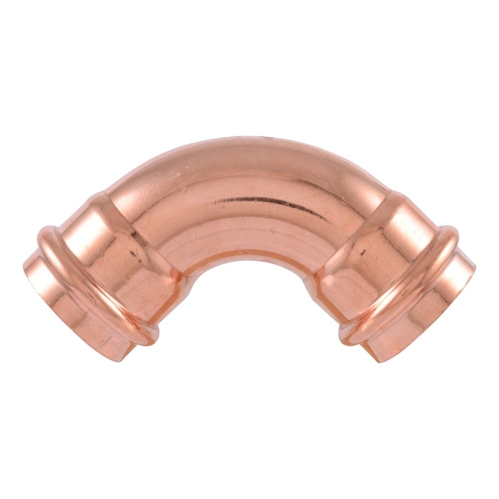 SharkBite UPR0241X2 1-1/2 in Copper Press 90 Degree Short Radius Elbow Fitting (2 Pack) - 3