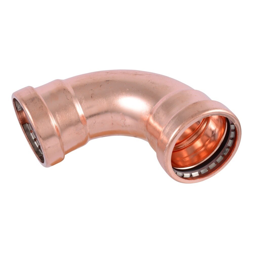 SharkBite UPR0267 2-1/2 in. Large Diameter Copper Press 90 Degree Elbow (1 Bag)