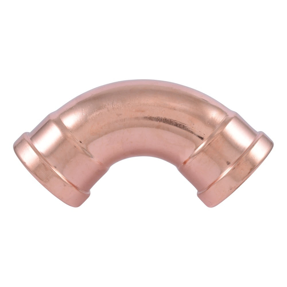 SharkBite UPR0279 3 in Large Diameter Copper Press 90 Degree Elbow (1 Bag) - 3