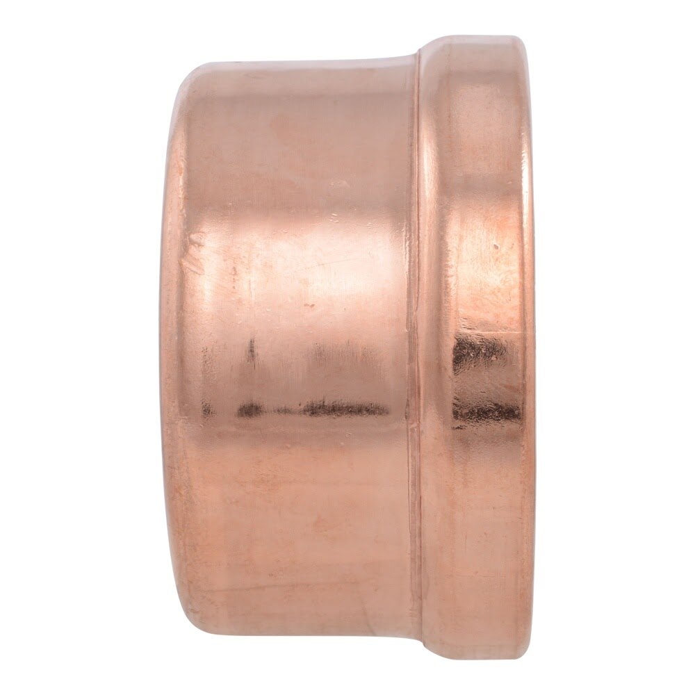 SharkBite UPR04105 4 in. Large Copper Press Cap for Large Diameter Copper Pipe (1 Bag) - 3