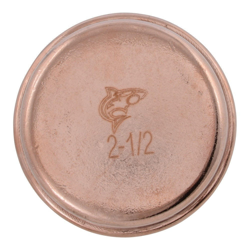 SharkBite UPR0467 2-1/2 in Large Copper Press Cap for Copper Pipe (1 Bag) - 2