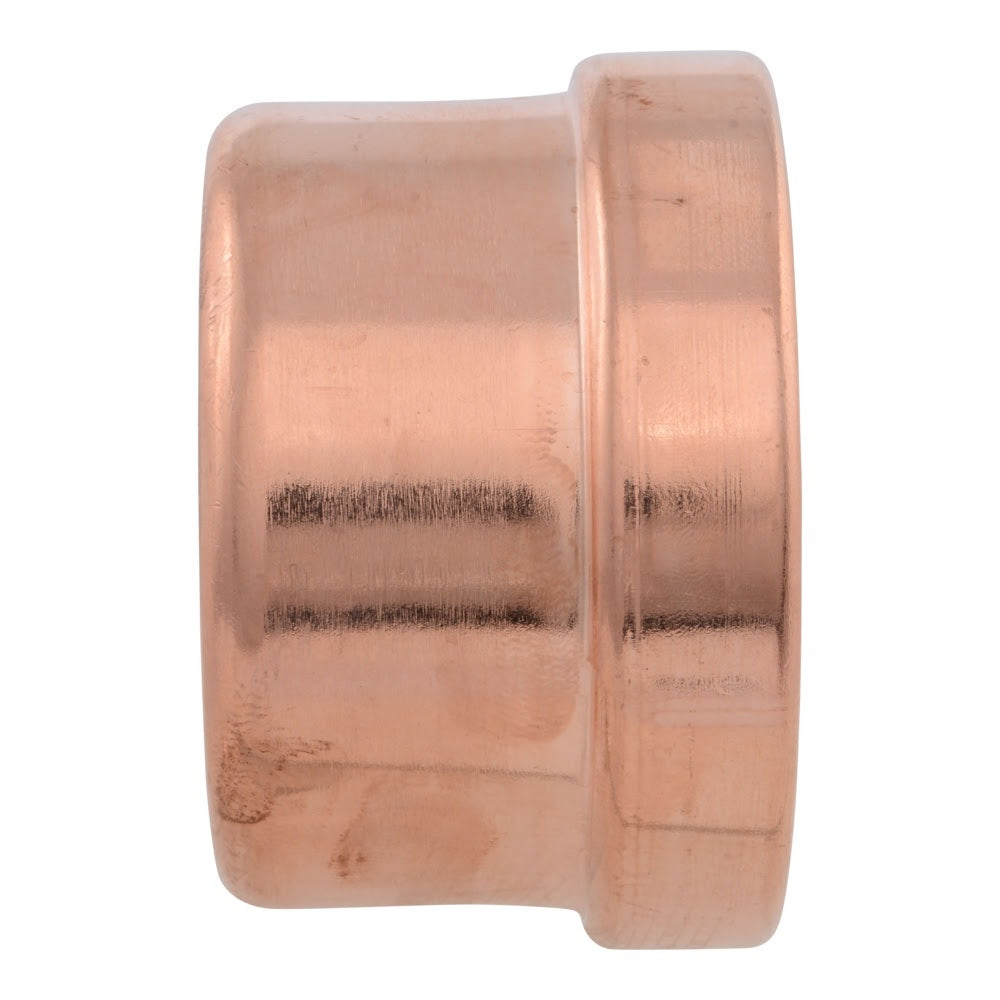 SharkBite UPR0479 3 in Large Diameter Copper Press Cap for Sealing Copper Pipe Ends (1 Bag) - 3