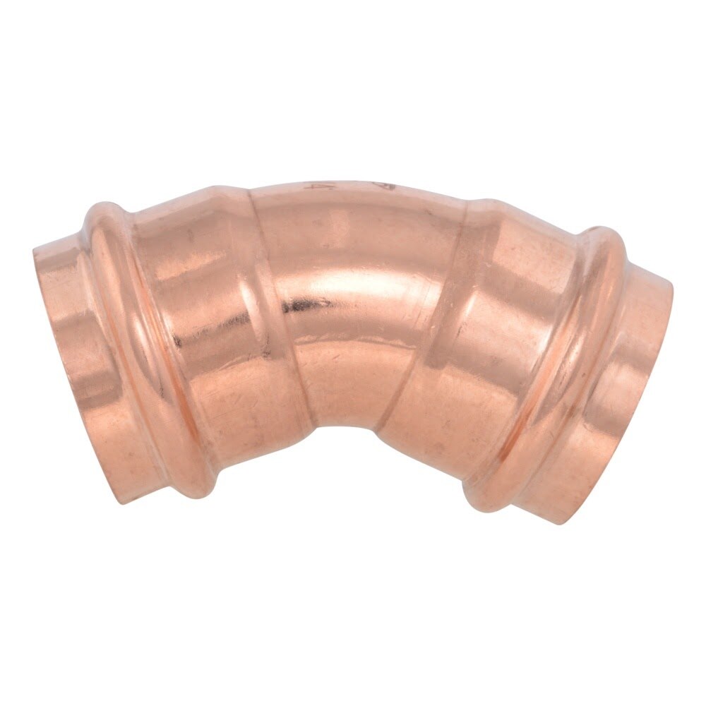 SharkBite UPR0535X4 1-1/4 in x 1-1/4 in Copper Press 45 Degree Elbow (4 Pack) - 3