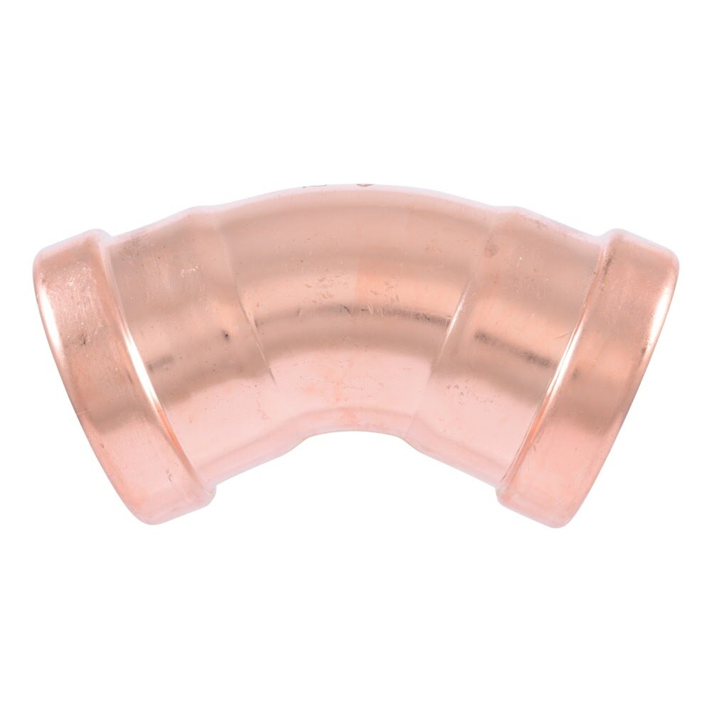 SharkBite UPR0567 2-1/2 in Large Copper Press 45 Degree Elbow (1 Bag) - 3