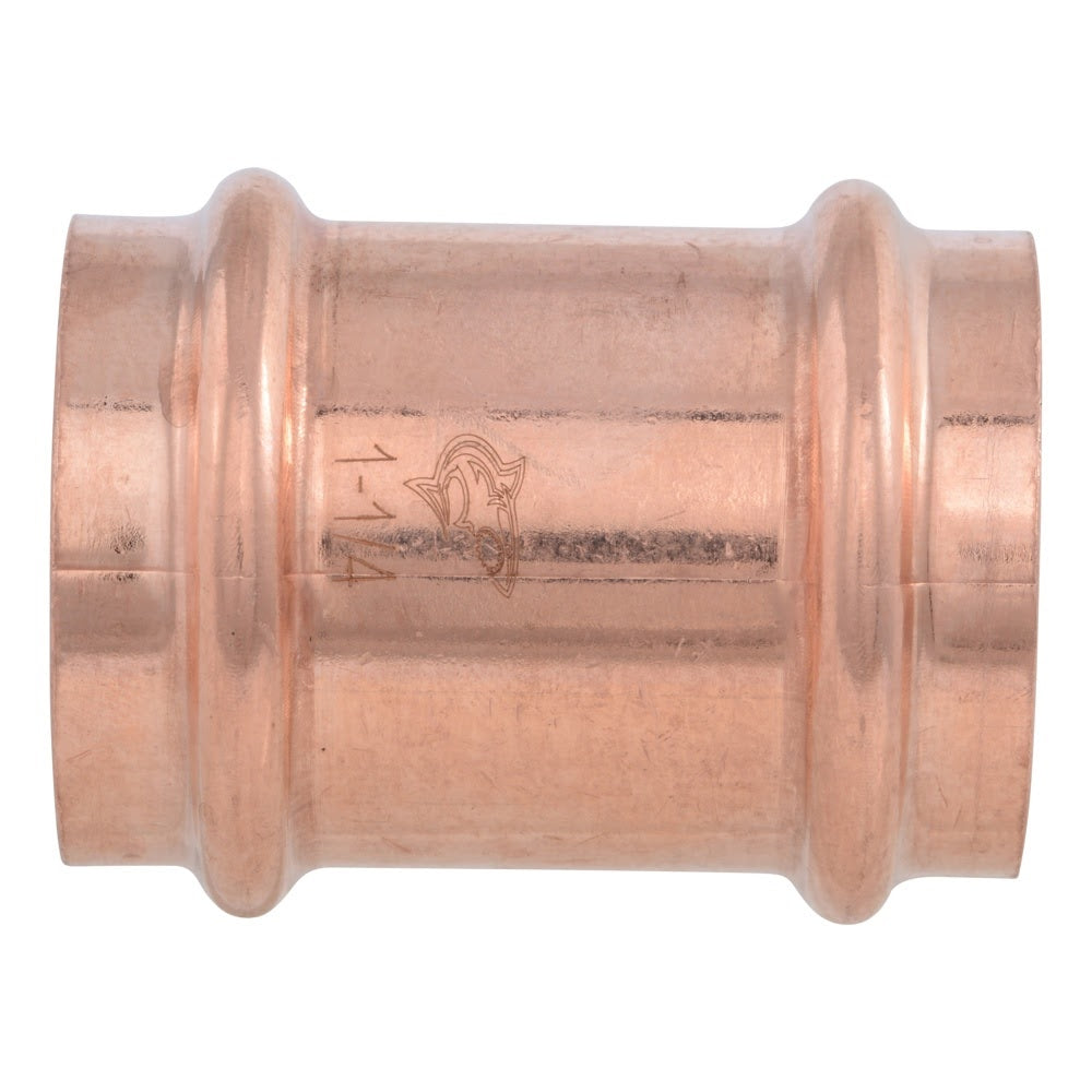 SharkBite UPR0635X4 1-1/4 in. Copper Press Repair Coupling with EPDM Seal (4 Pack) - 3