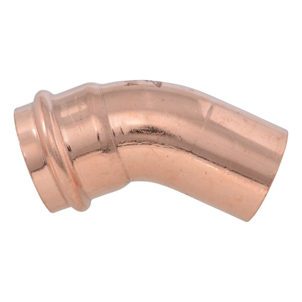 SharkBite UPR0735X4 1-1/4 in Copper Press 45 Degree Street Elbow Fitting (4 Pack) - 3
