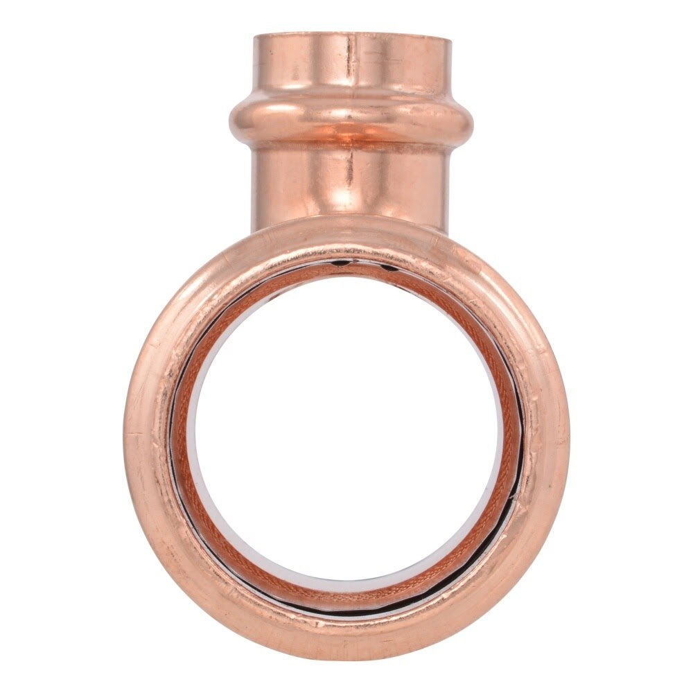 SharkBite UPR08414122X4 1-1/2 in. x 1-1/2 in. x 3/4 in. Copper Press Reducing Tee (4 Pack) - 2