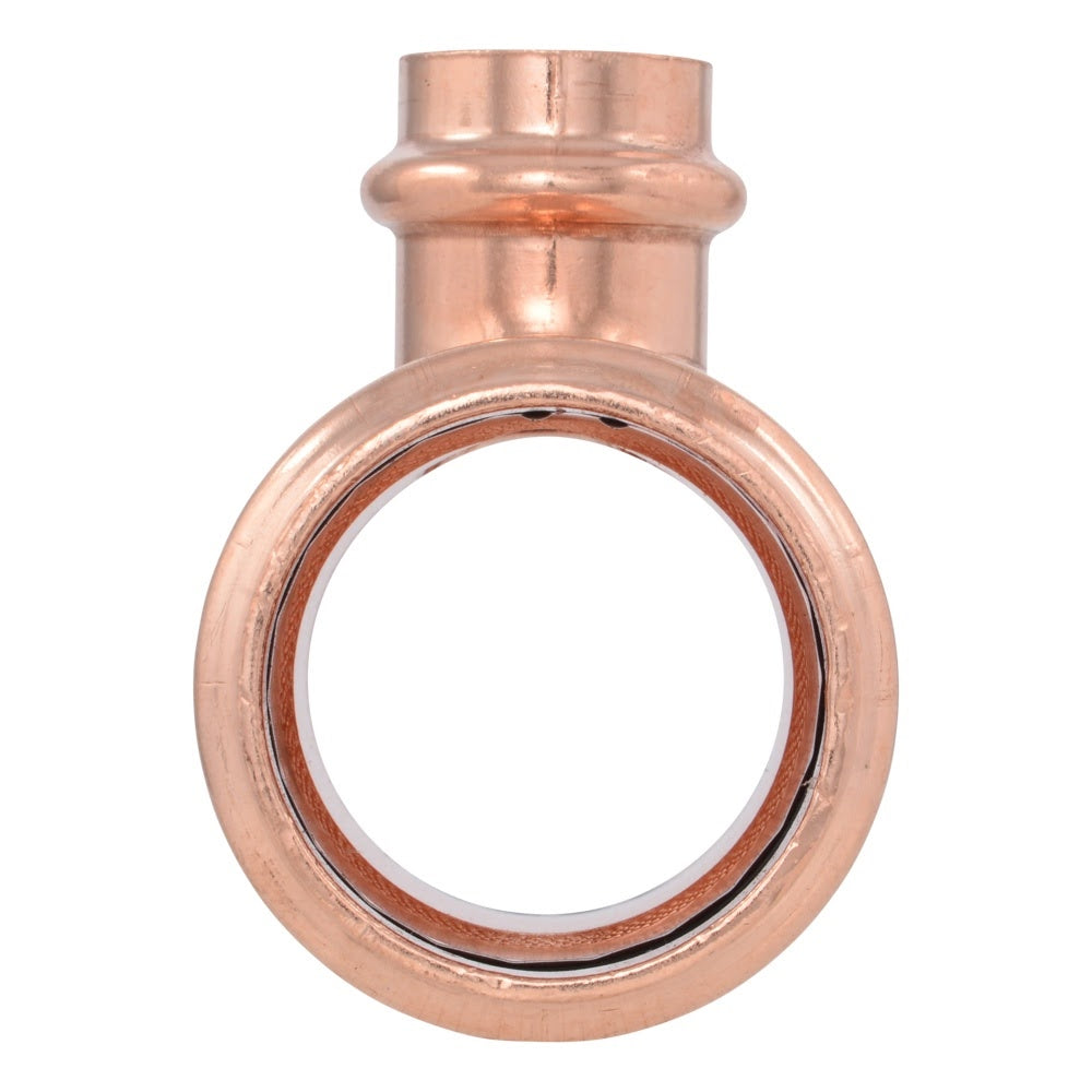 SharkBite UPR08414122X4 1-1/2 in. x 1-1/2 in. x 3/4 in. Copper Press Reducing Tee (4 Pack) - 2