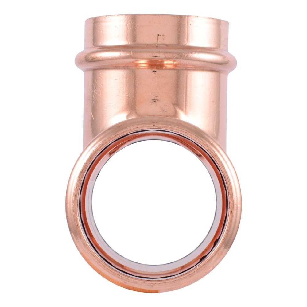 SharkBite UPR0854 2 in Copper Press Tee for Potable Hydronic and Chilled Water Systems - 2