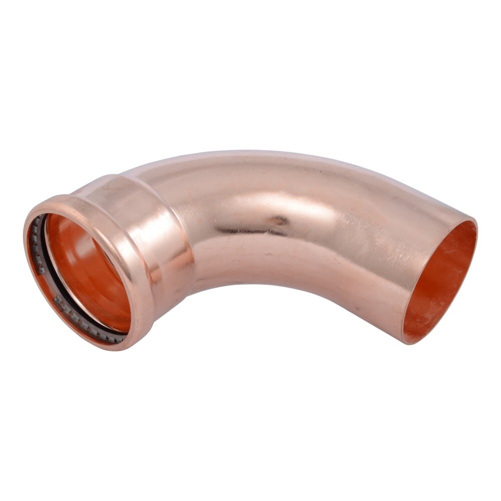 SharkBite UPR09105 4 in. Large Copper Press 90 Degree Street Elbow Fitting