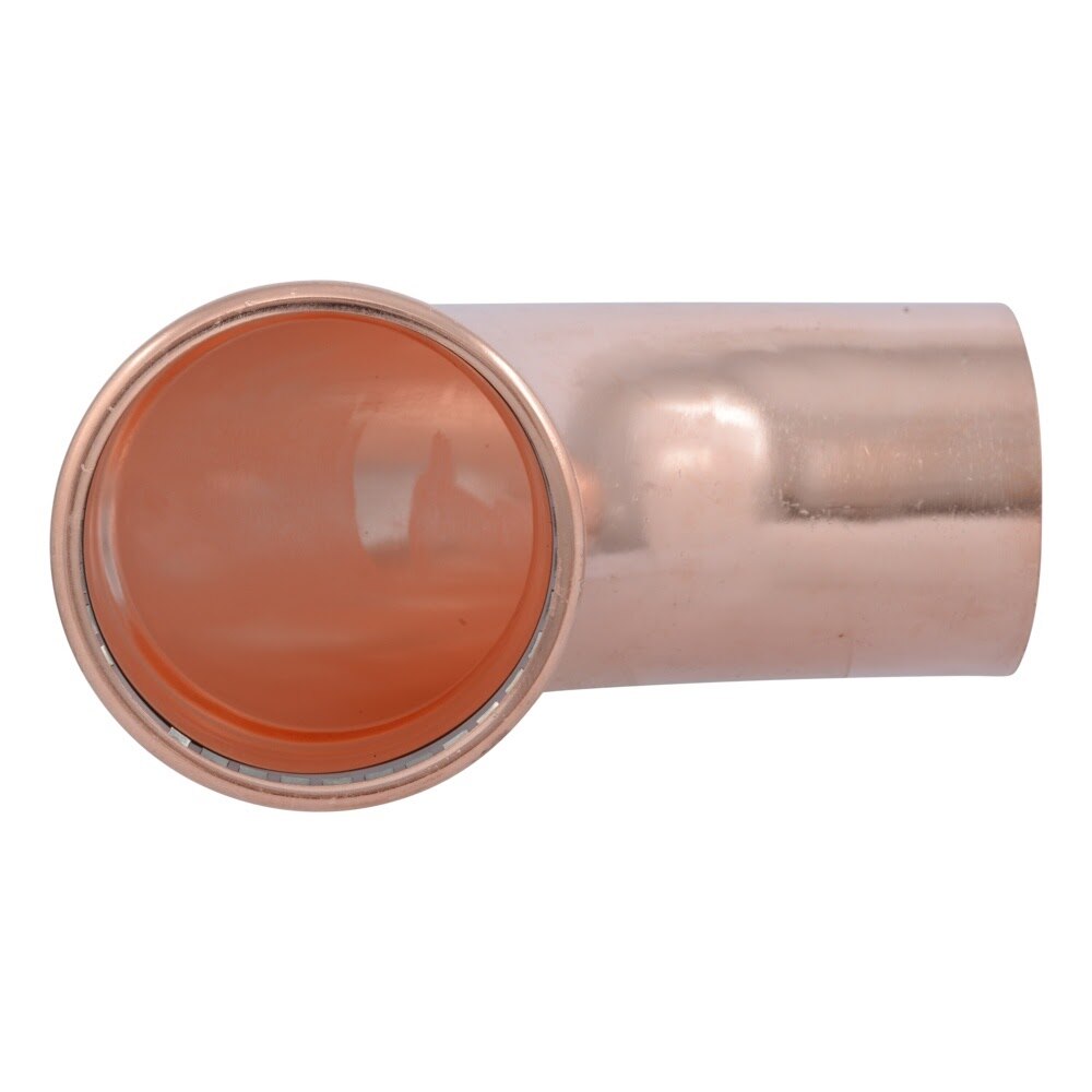 SharkBite UPR09105 4 in. Large Copper Press 90 Degree Street Elbow Fitting - 2