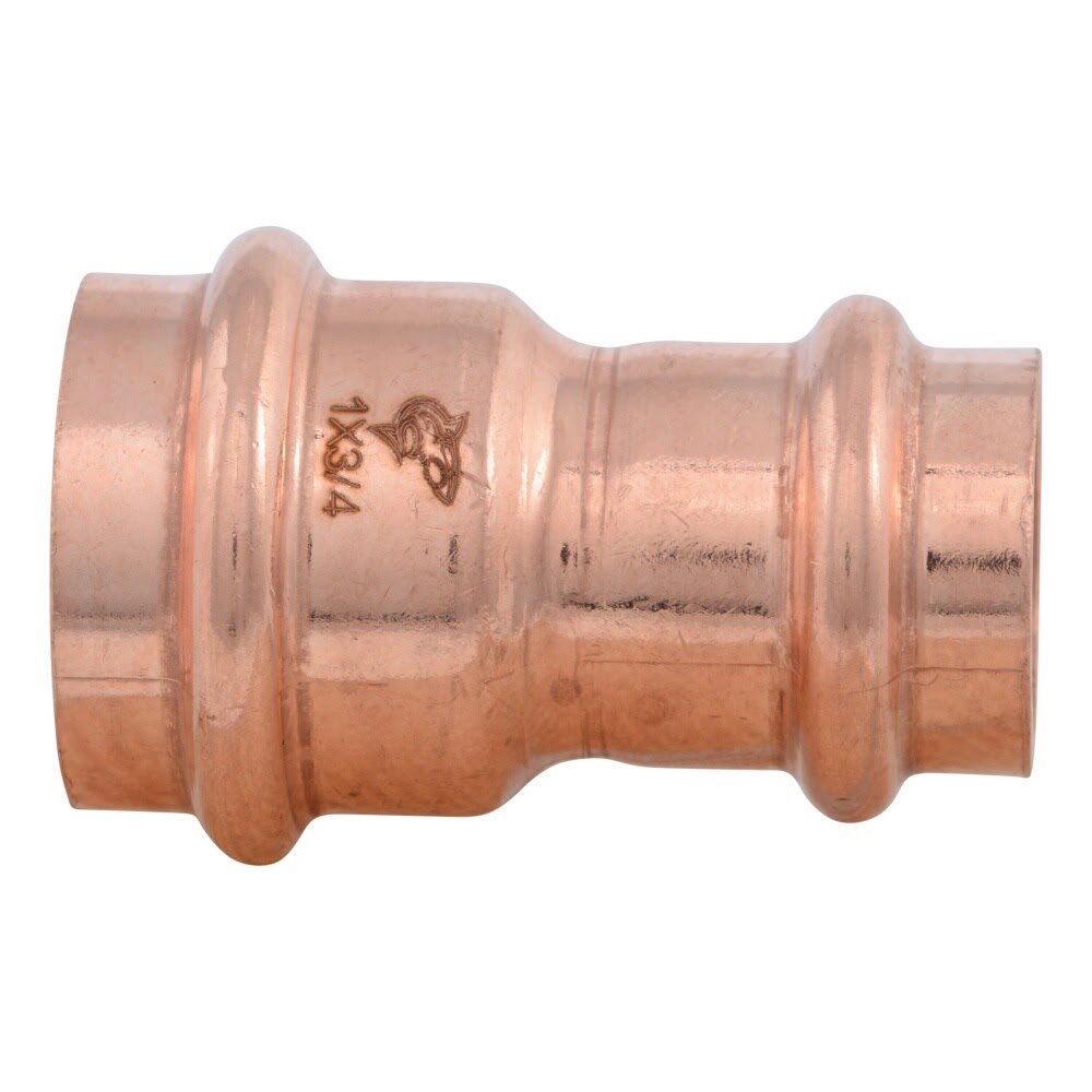 SharkBite UPR2822X5 1 in. x 3/4 in. Copper Press Reducing Coupling (5 Pack) - 3