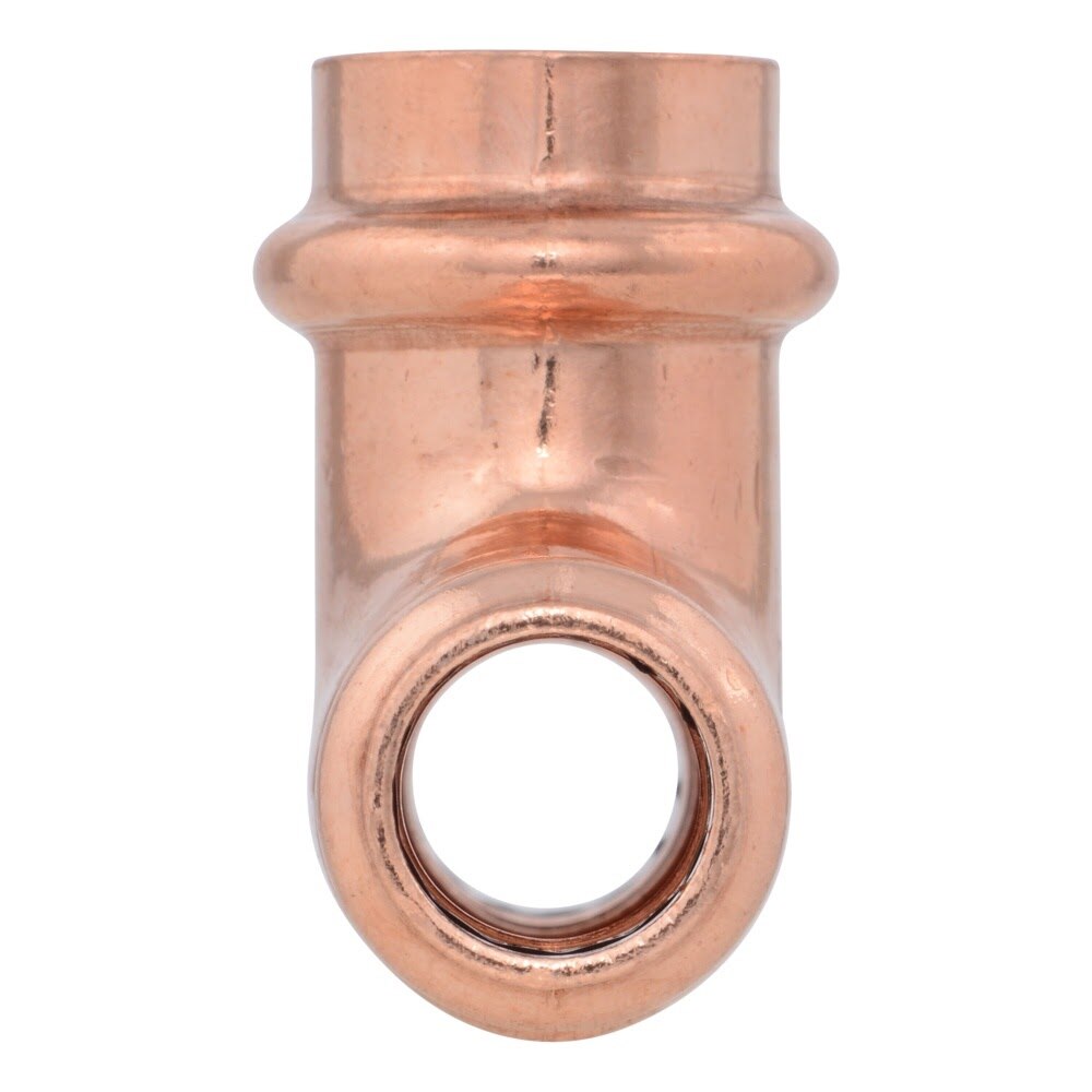 SharkBite UPR408X5 1/2 in. x 1/2 in. x 3/4 in. Copper Press Reducing Tee (5 Pack) - 2