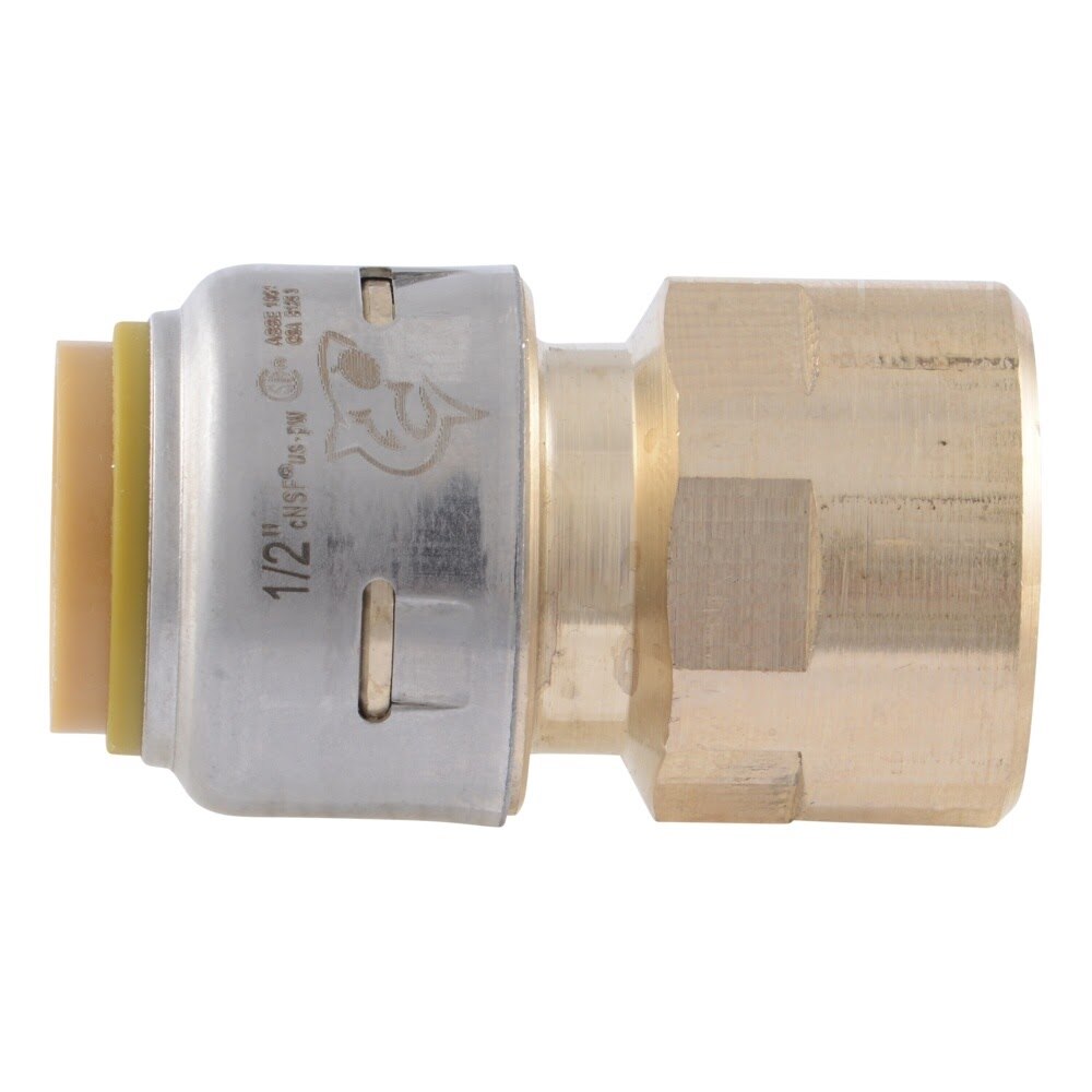 SharkBite UR072A 1/2 in. x 1/2 in. Max Push-to-Connect FNPT Female Adapter - 2