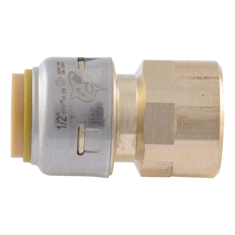 SharkBite UR072A 1/2 in. x 1/2 in. Max Push-to-Connect FNPT Female Adapter - 2