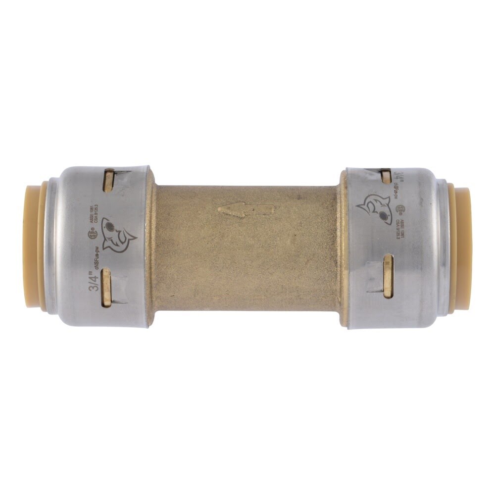 SharkBite UR2016A 3/4 in x 3/4 in Max Brass Push-to-Connect Check Valve - 2